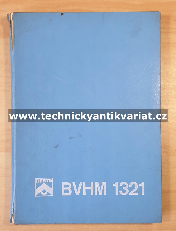 DESTA BVHM 1321 - katalog náhradních dílů (1974)