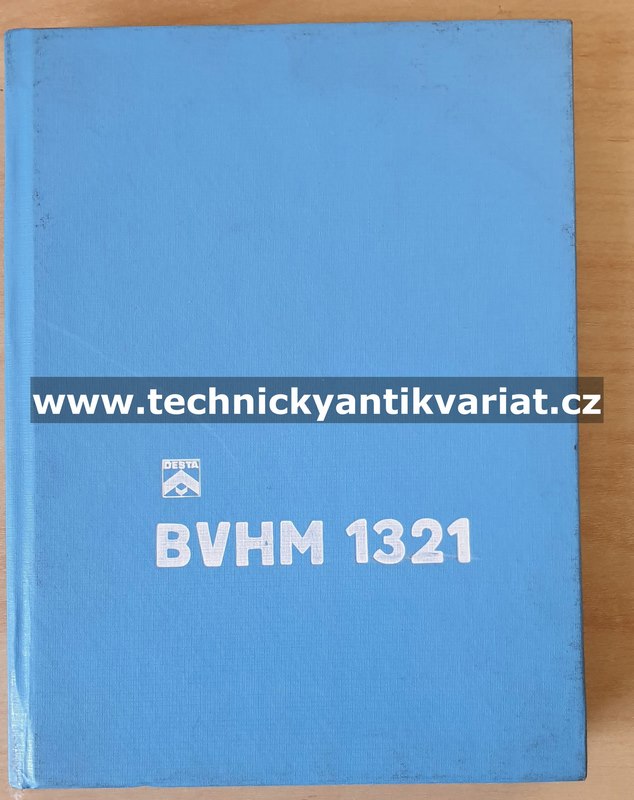 DESTA BVHM 1321 - katalog náhradních dílů (1974)