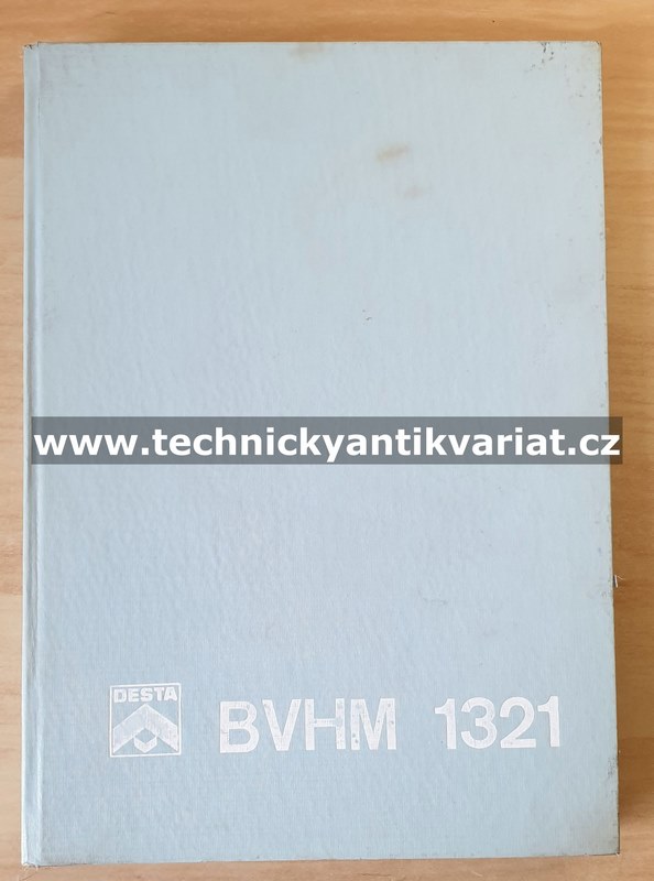 DESTA BVHM 1321 - katalog náhradních dílů (1974)