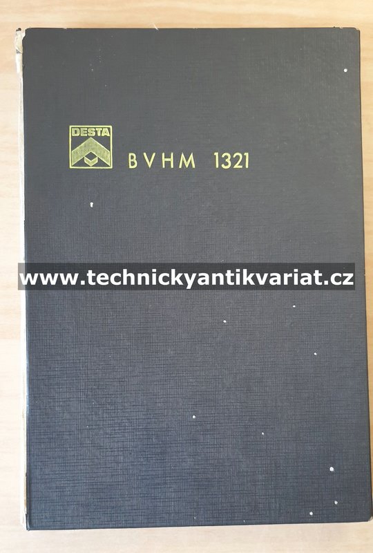 DESTA BVHM 1321 - katalog náhradních dílů (1976)