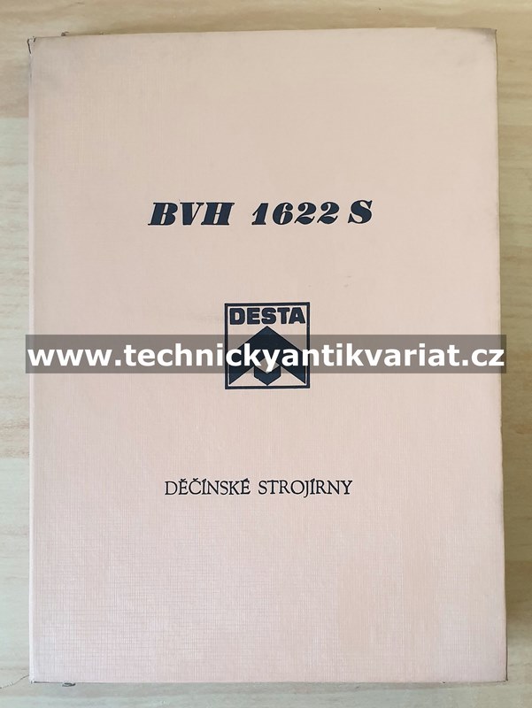Desta BVH 1622S - katalog náhradních dílů (1967)