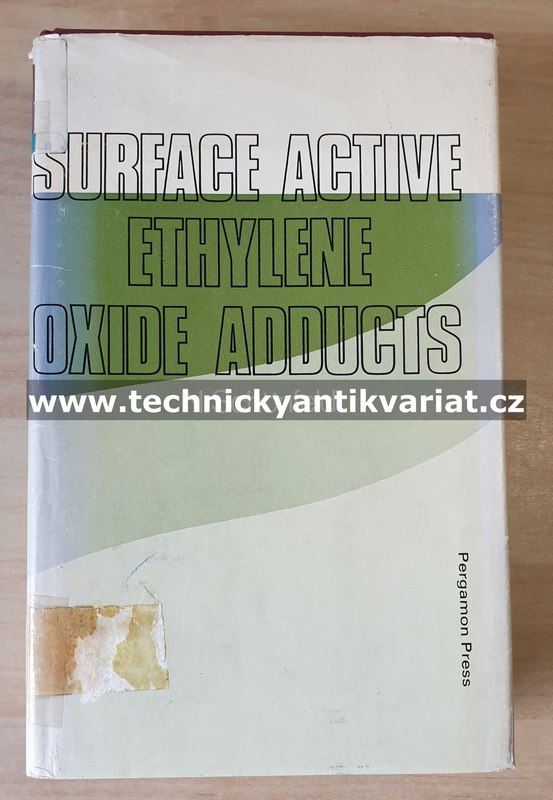 Surface Active Ethylene Oxide Adducts - N. Schonfeldt (1969)