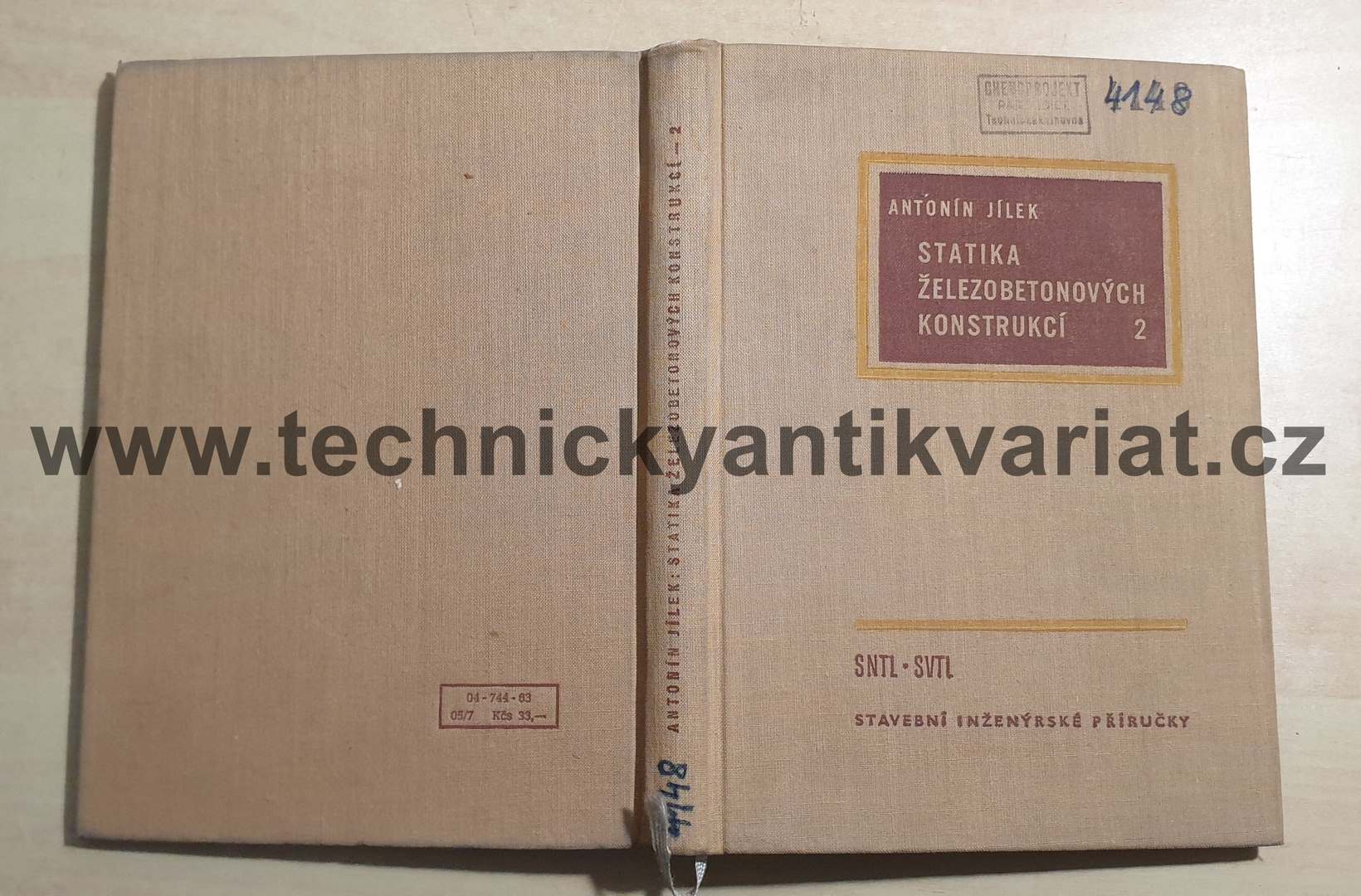 Statika železobetonových konstrukcí II. - Antonín Jílek (1963)