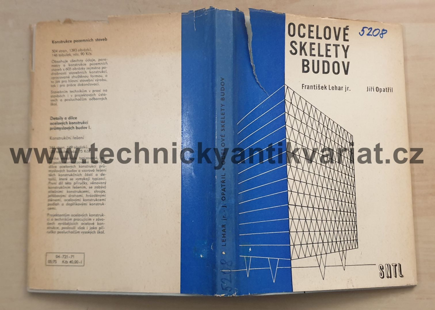 Ocelové skelety budov - Lehar, Opatřil (1971)