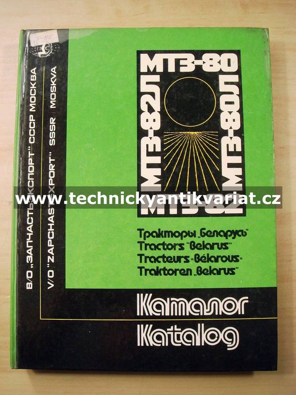 Traktor Belarus MT80, MT82 - Ersatzteilkatalog (1981)