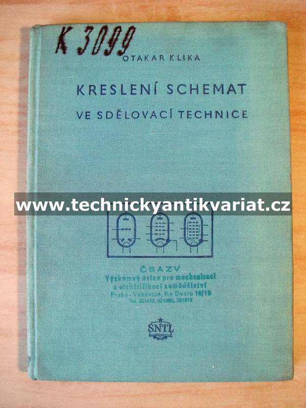 Kreslení schemat ve sdělovací technice - Otakar Klika (1954)