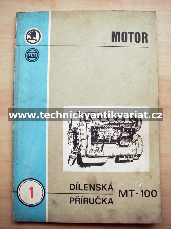 MT100 motory M634, ML 634, MŠ 637 - dílenská příručka (1980)