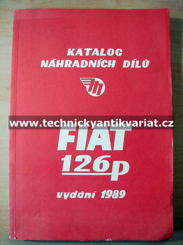 Fiat 126p - katalog náhradních dílů (1989)