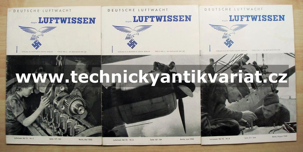 Deutsche luftwacht Ausgabe LUFTWISSEN (1943) 8KS
