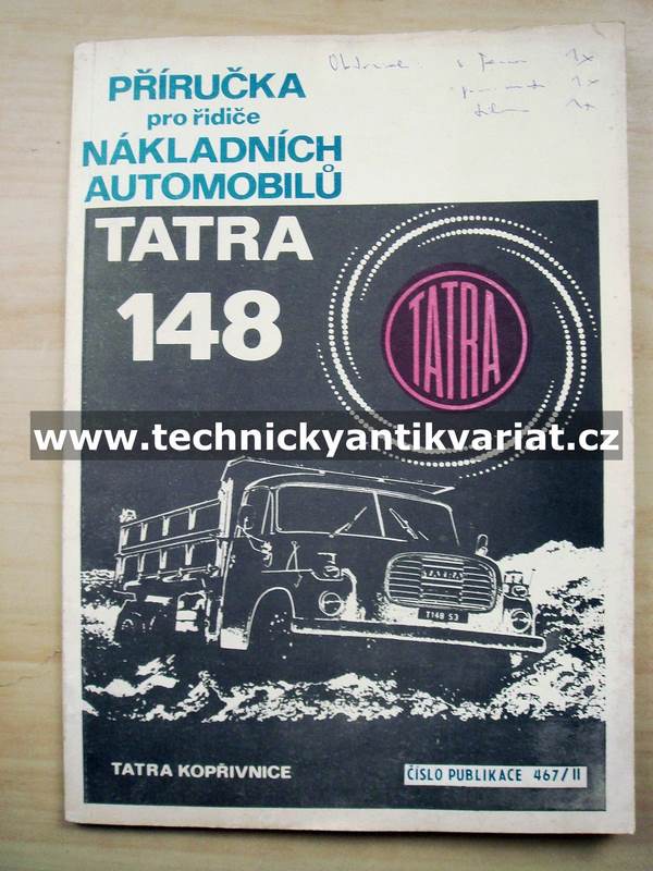 Tatra 148 - příručka pro řidiče (1976)