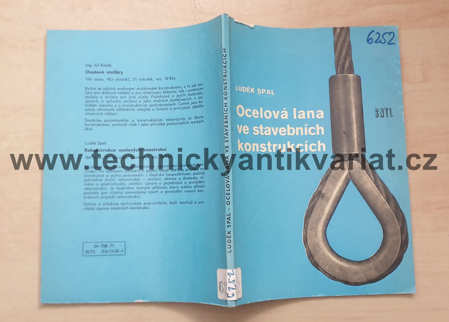 Ocelová lana ve stavebních konstrukcí - Luděk Spál (1971)