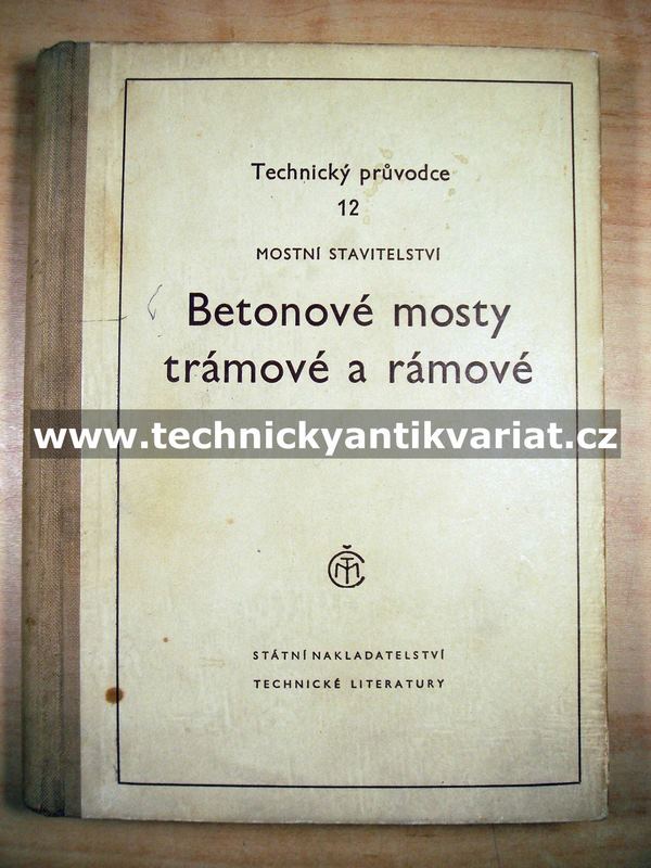 Betonové mosty trámové a rámové (1954)
