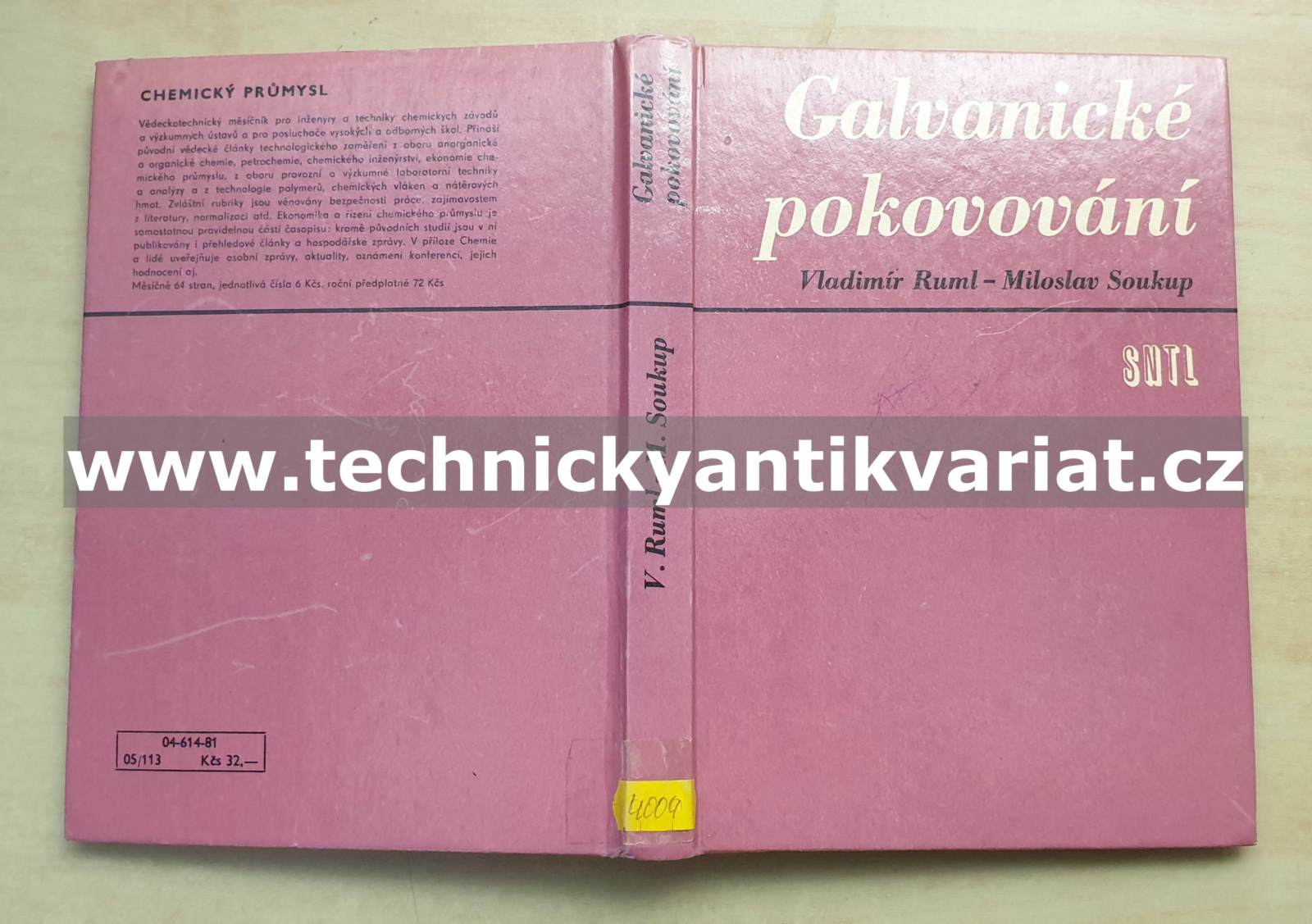 Galvanické pokovování - Ruml, Soukup (1981)