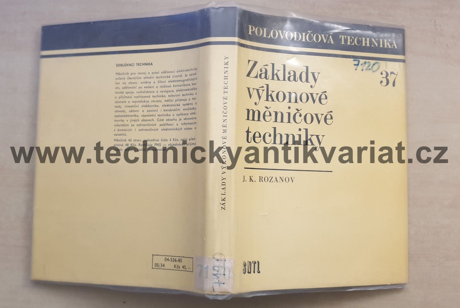 Základy výkonové měničové techniky - Rozanov (1985)