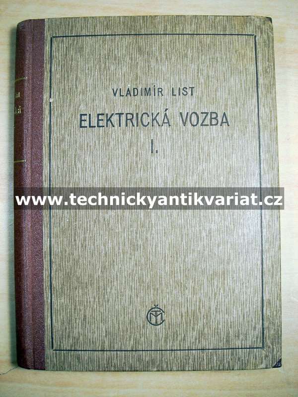 Elelektrická vozba I.Navrhování (1949)