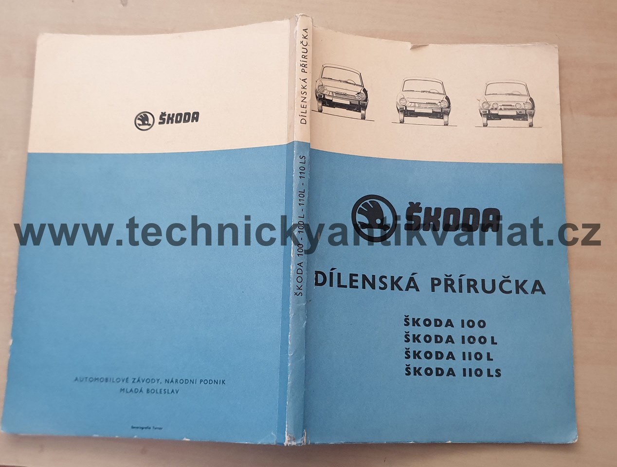 Škoda 100, 100L, 110L, 110LS - dílenská příručka (1974)