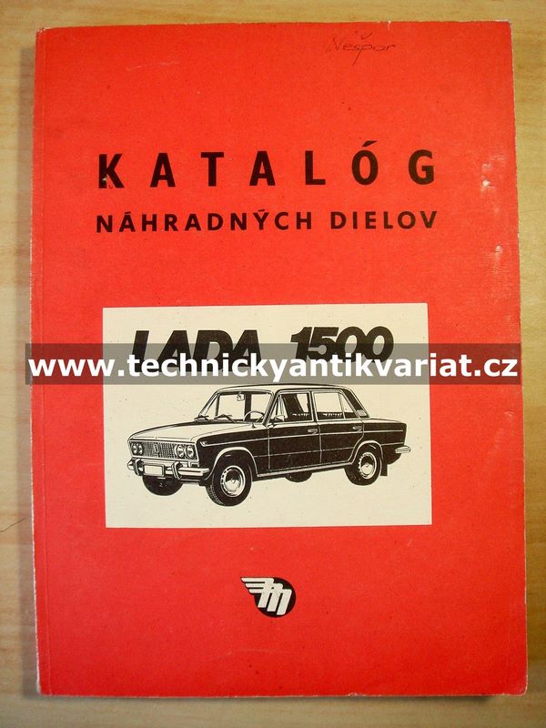 Lada 1500 - katalog náhradních dílů (1982)