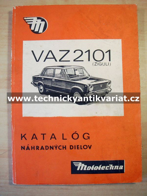 Vaz 2101 - katalog náhradních dílů (1973)