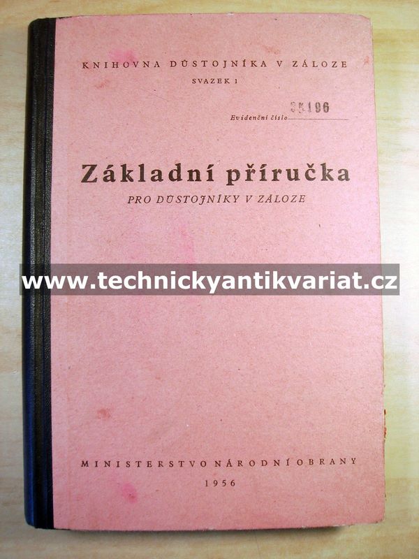Základní příručka pro důstojníky v záloze (1956)