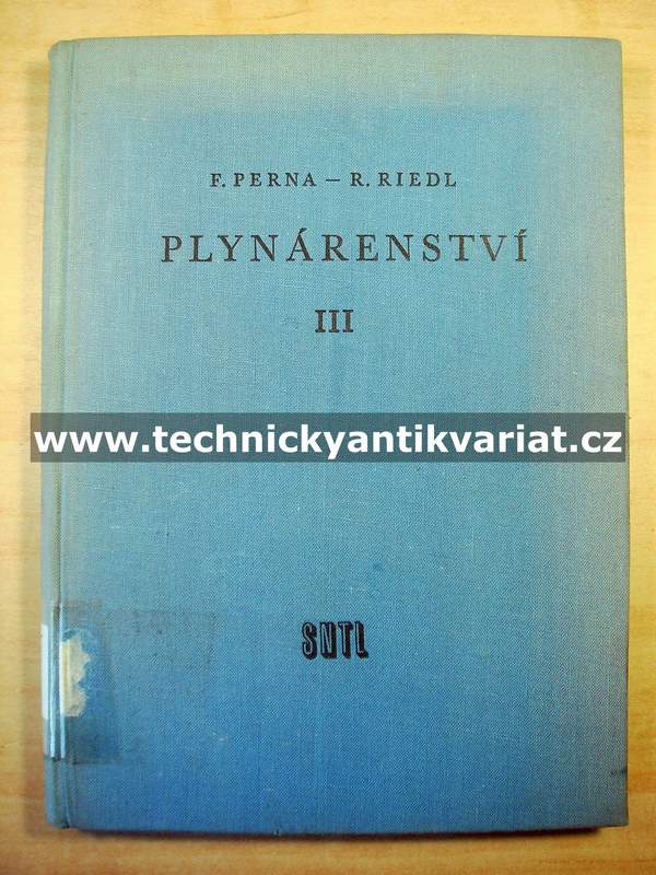 Plynárenství III. Perna, Riedl (1957)