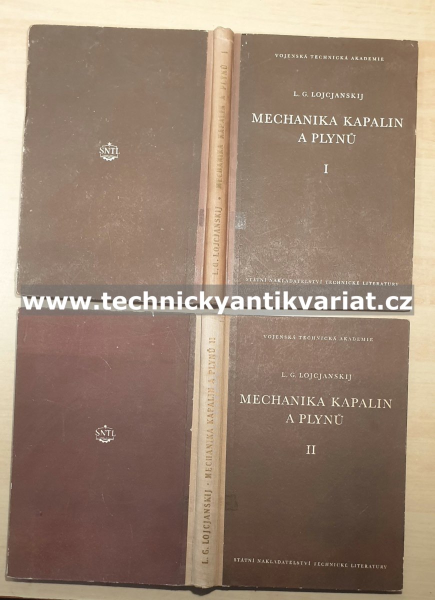 Mechanika kapalin a plynů I.II. - L.G.Lojcjanskij (1954)