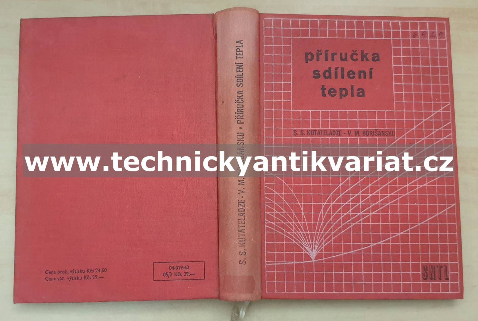 Příručka sdílení tepla - Kutateladze, Borišanskij (1962)