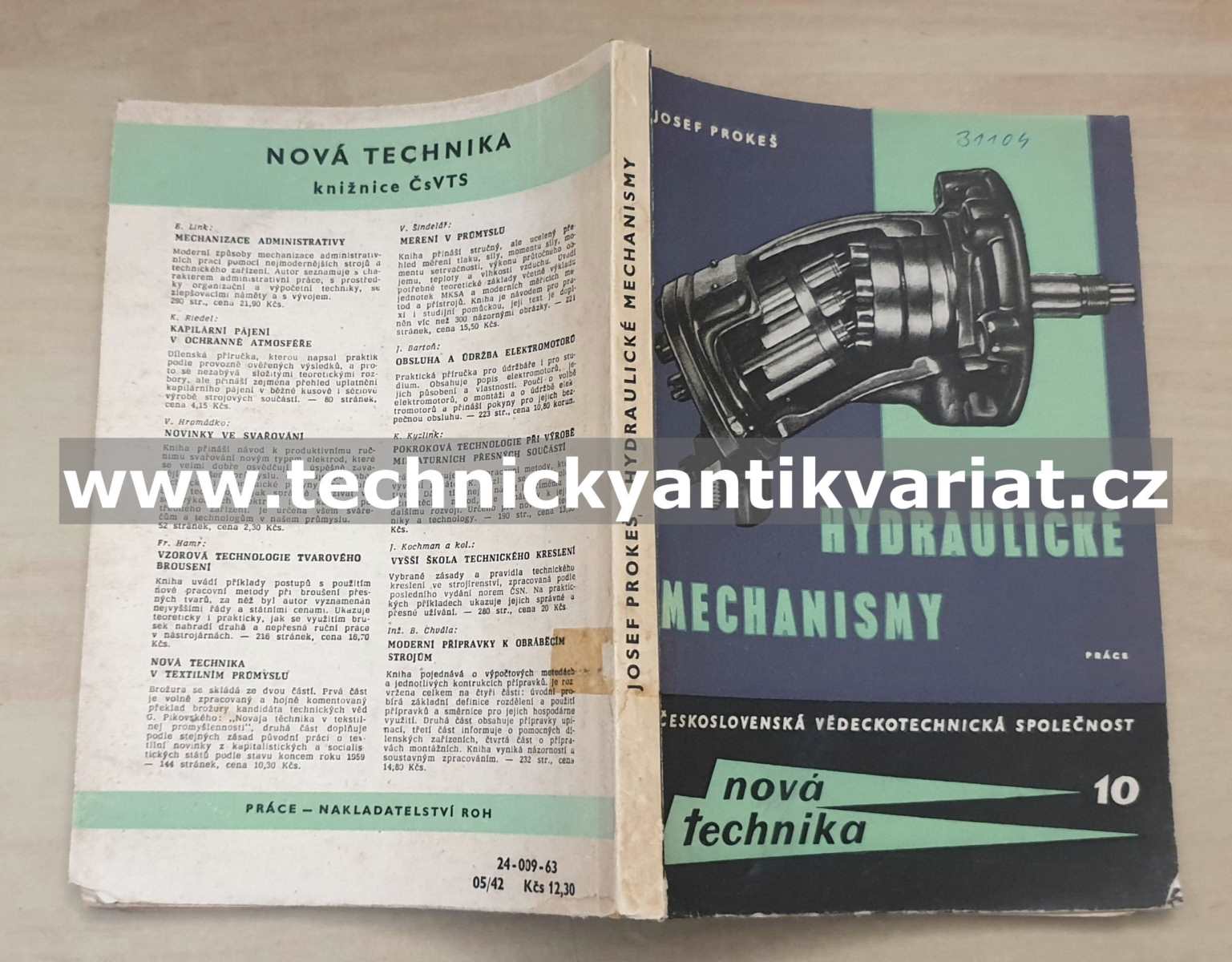 Hydraulické mechanismy - Josef Prokeš (1963)