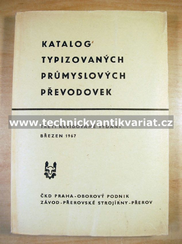 Katalog typizovaných průmyslových převodovek (1967)