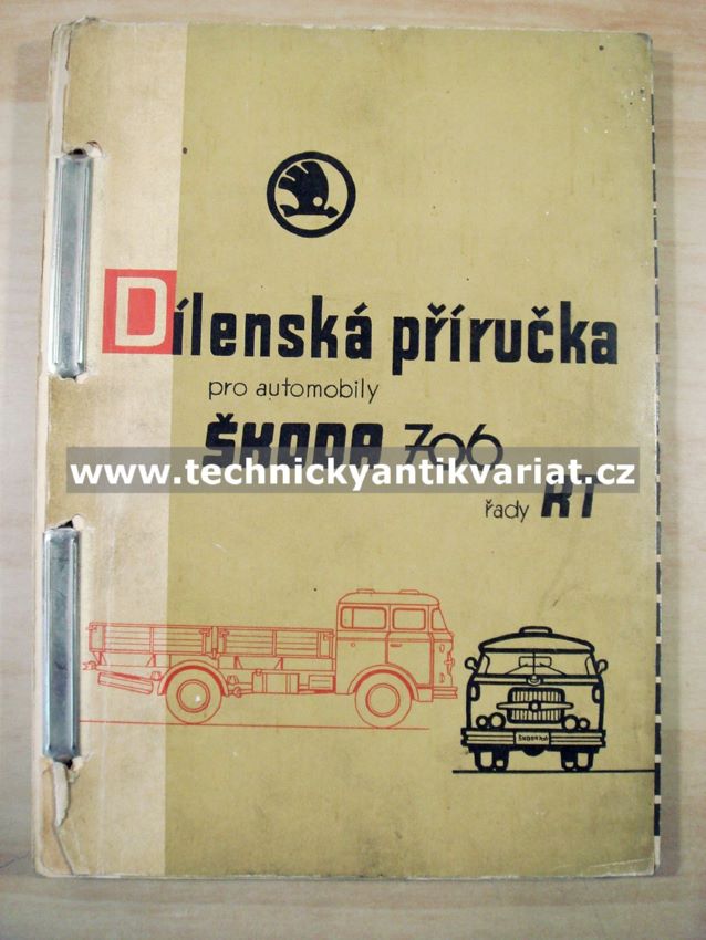 Škoda 706 RT - dílenská příručka (1966)