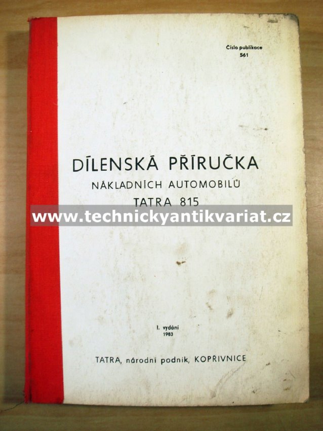 Tatra 815 - dílenská příručka (1983)