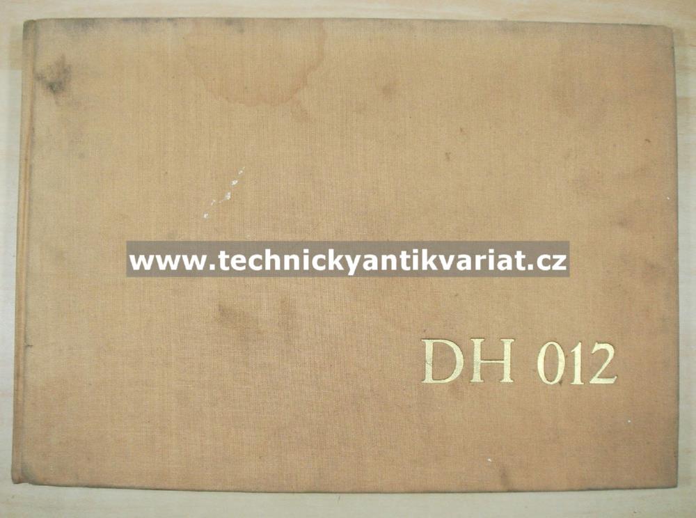 DH 012 - katalog náhradních dílů