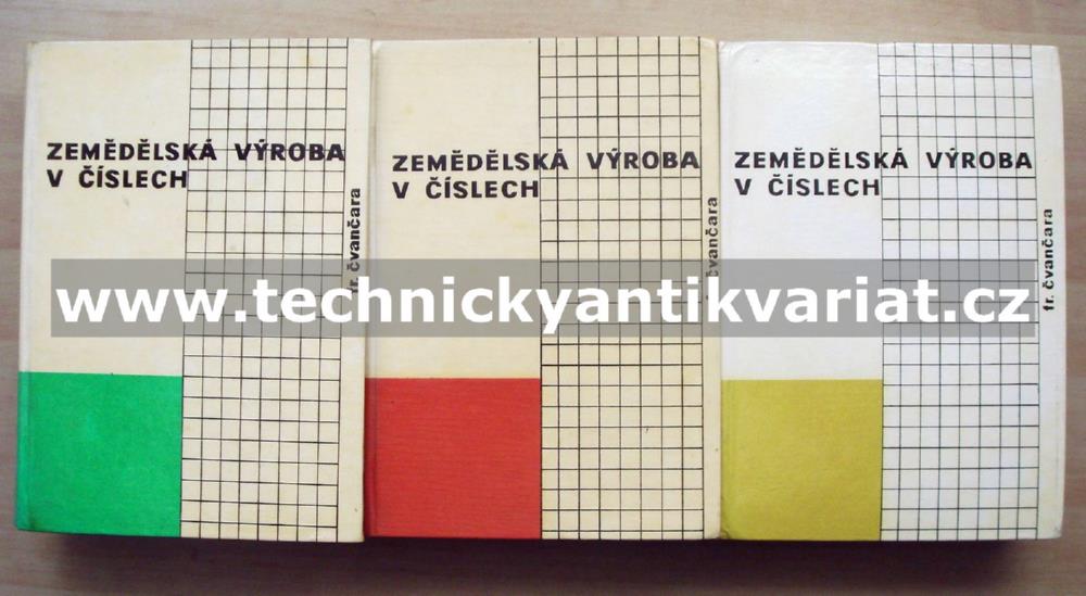 Zemědělská výroba v číslech 1,2,3 - Čvančara (1962, 1965, 1967)