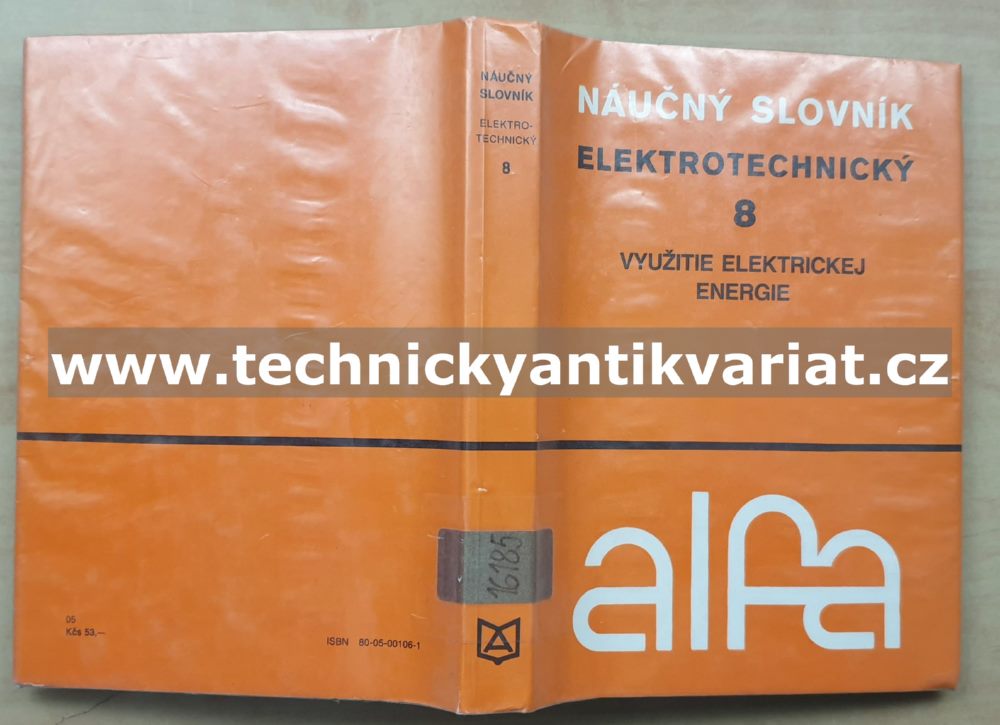 Naučný slovník elektrotechnický 8 Využitie elektrickej energie (1990)