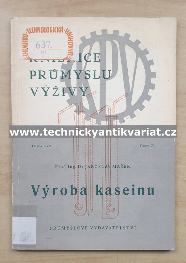 Výroba kaseinu - Jaroslav Mašek (1950)