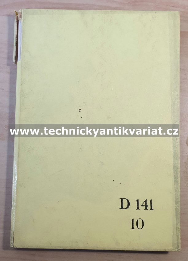 Universálního rypadla D141 - návod k obsluze