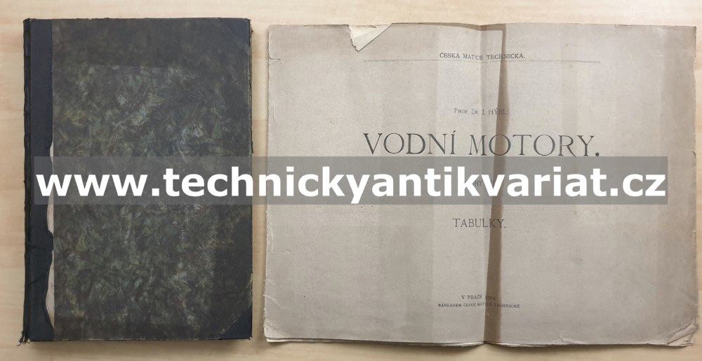 Vodní motory II. text+tabulky (1924)