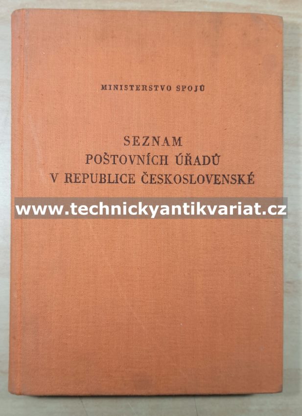 Seznam poštovních úřadů v Republice Československé 1959