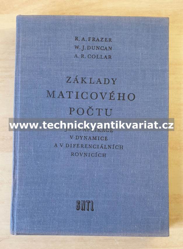 Základy maticového počtu - Frazer, Dungar, Collar (1958)