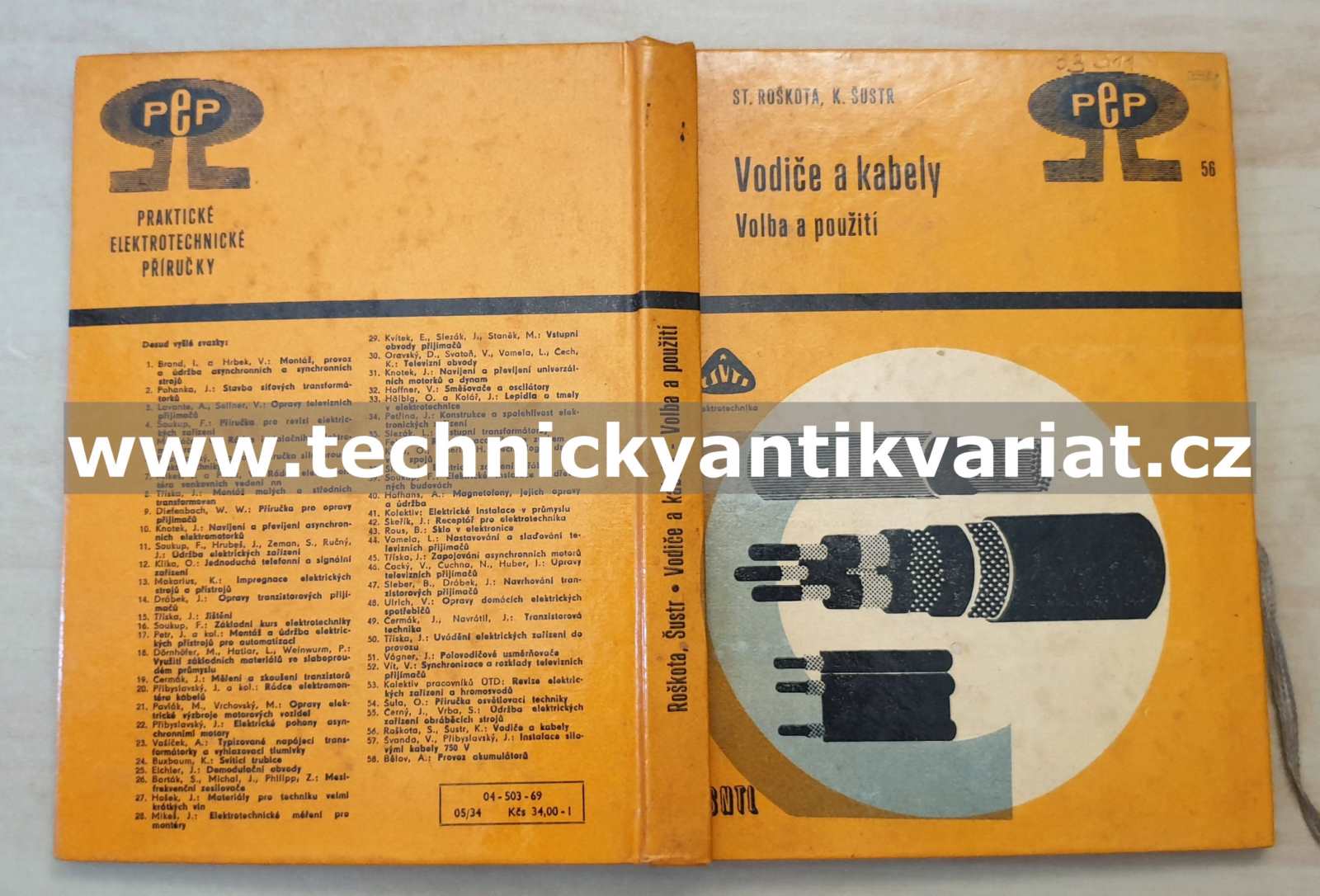 Vodiče a kabely - Roškota, Šustr (1969)