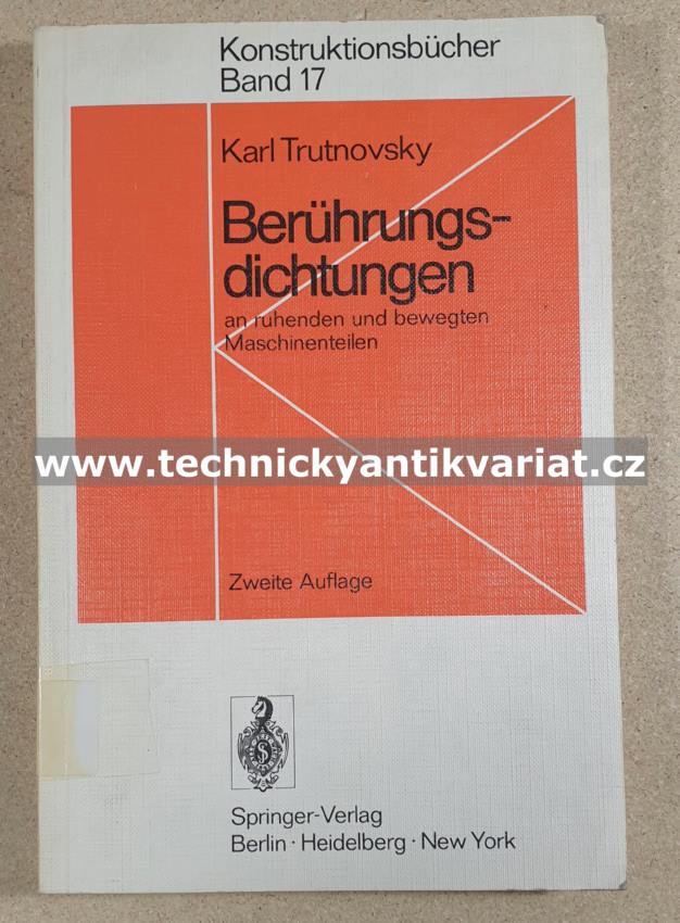 Berughrungsdichtungen - Karl Trutnovský (1975)