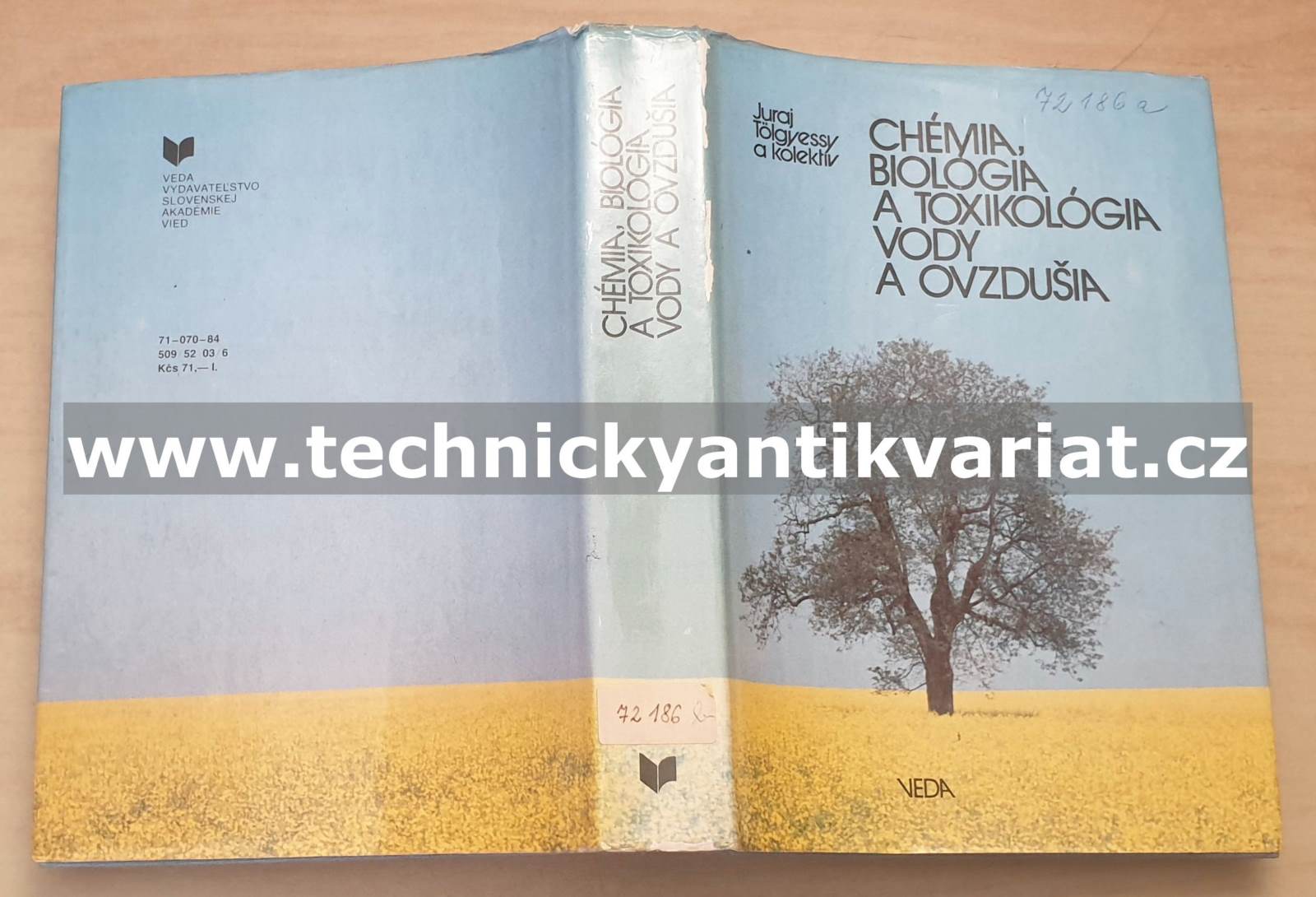 Chémia, biologia a toxikologia vody a ovzdušia - J. Tolgyessy a kolektiv (1984