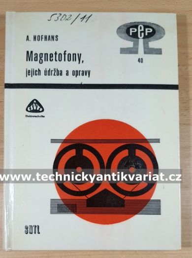 Magnetofony, jejich údržba a opravy - Adrien Hofhans (1966)