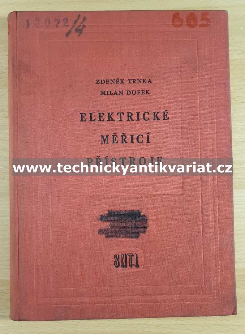 Elektrické měřící přístroje - Trnka, Dufek (1958)