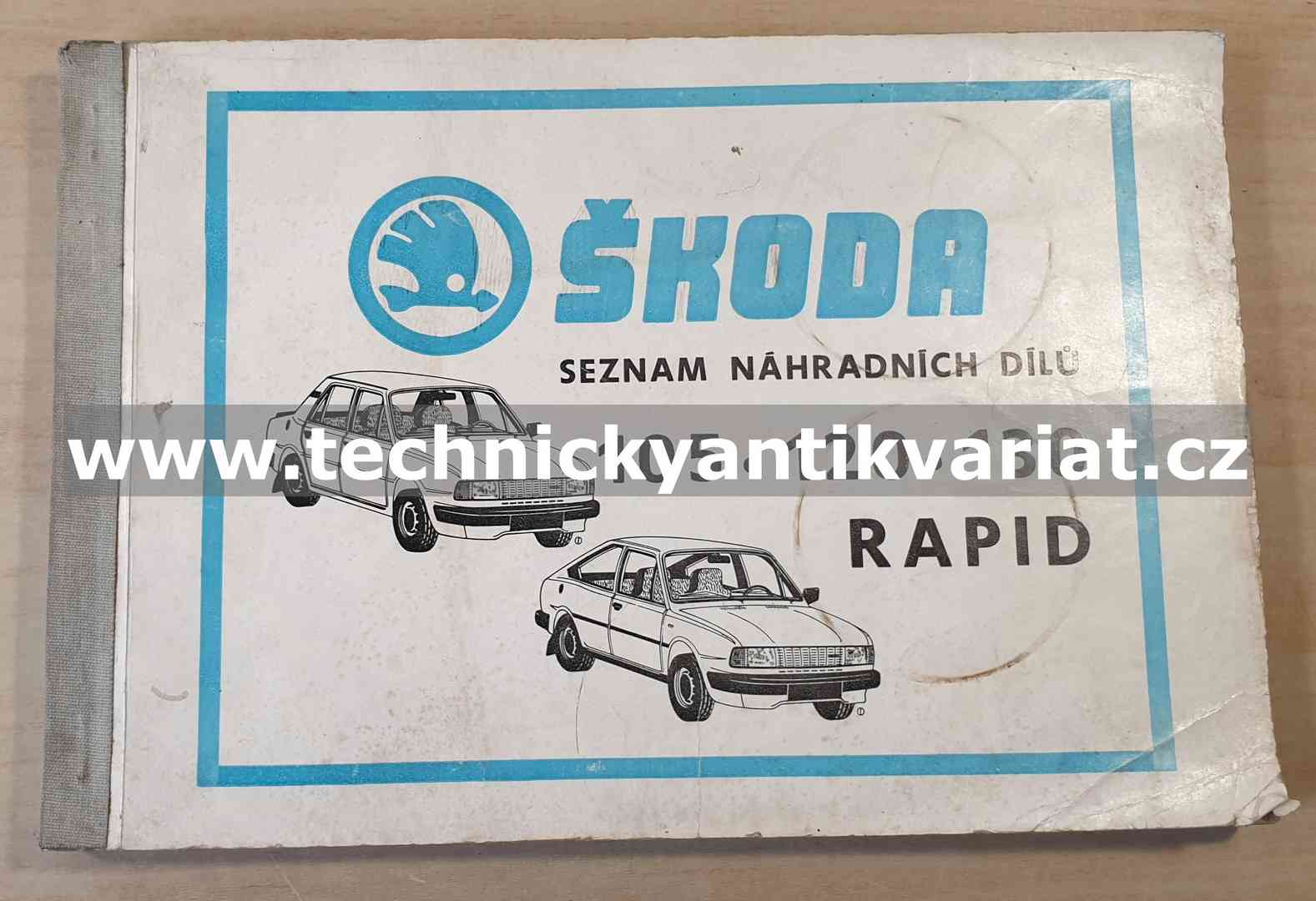 Škoda 105 120 130 Rapid - Seznam náhradních dílů (1985)