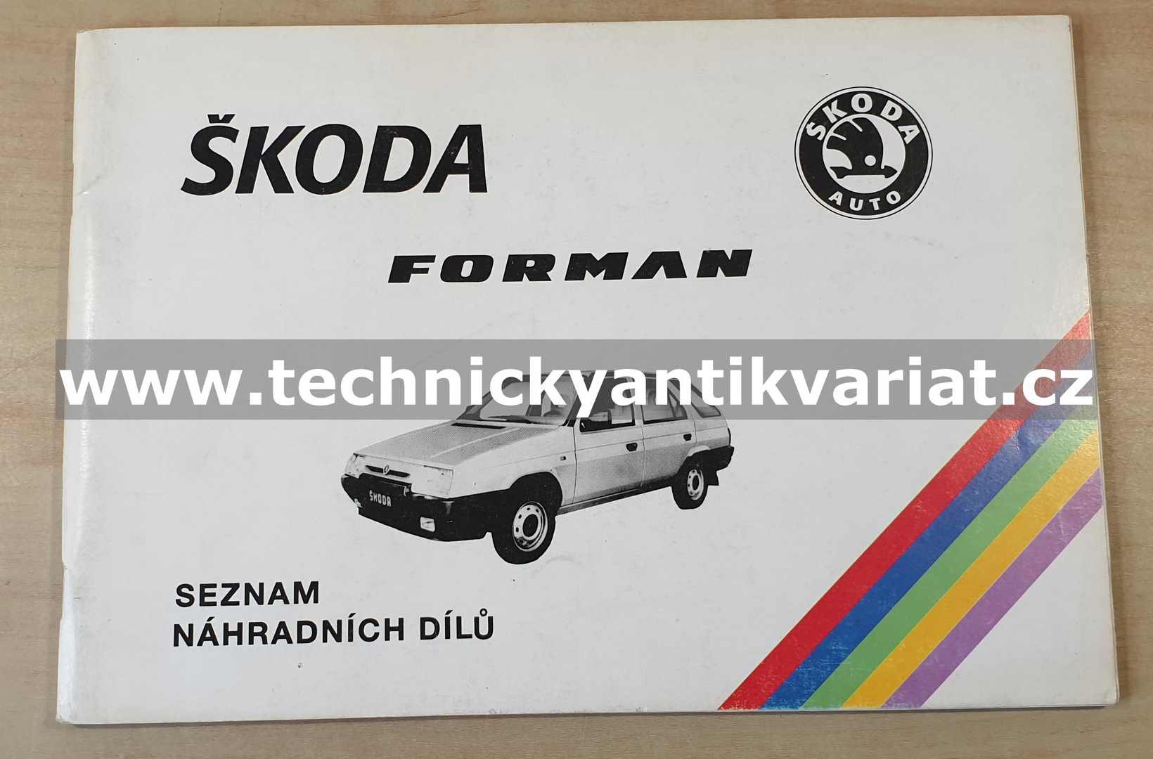 Škoda Forman, Praktik, VAN, Plus - dodatek ke kataloguu (1994)