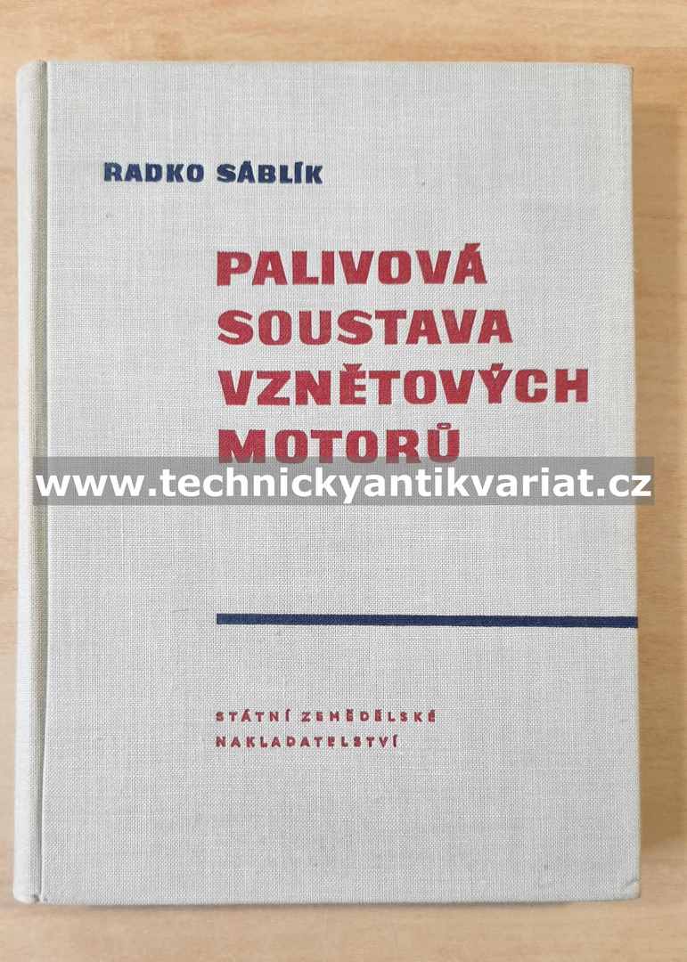 Palivová soustava vznětových motorů - Radko Sáblík (1959)