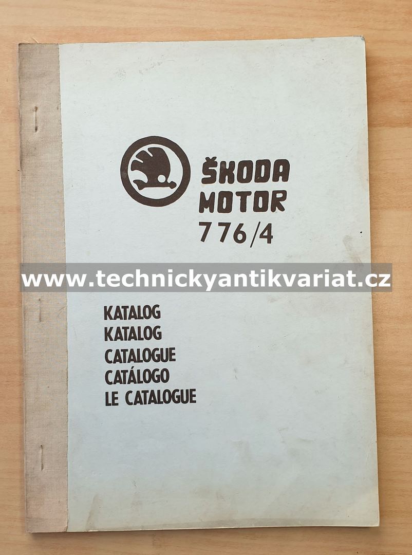 Škoda motor 776/4 - katalog (1985)