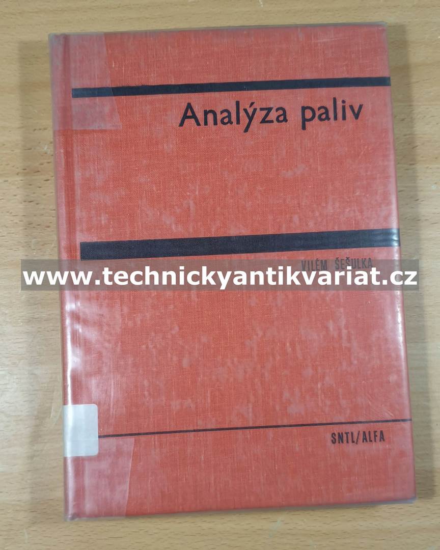 Analýza paliv - Vilém Šešulka (1970)