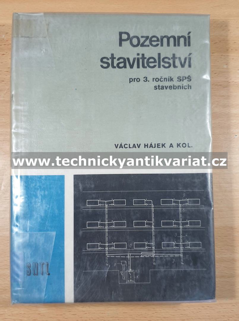 Pozemní stavitelství pro 3.ročník SPŠ stavební (1980)
