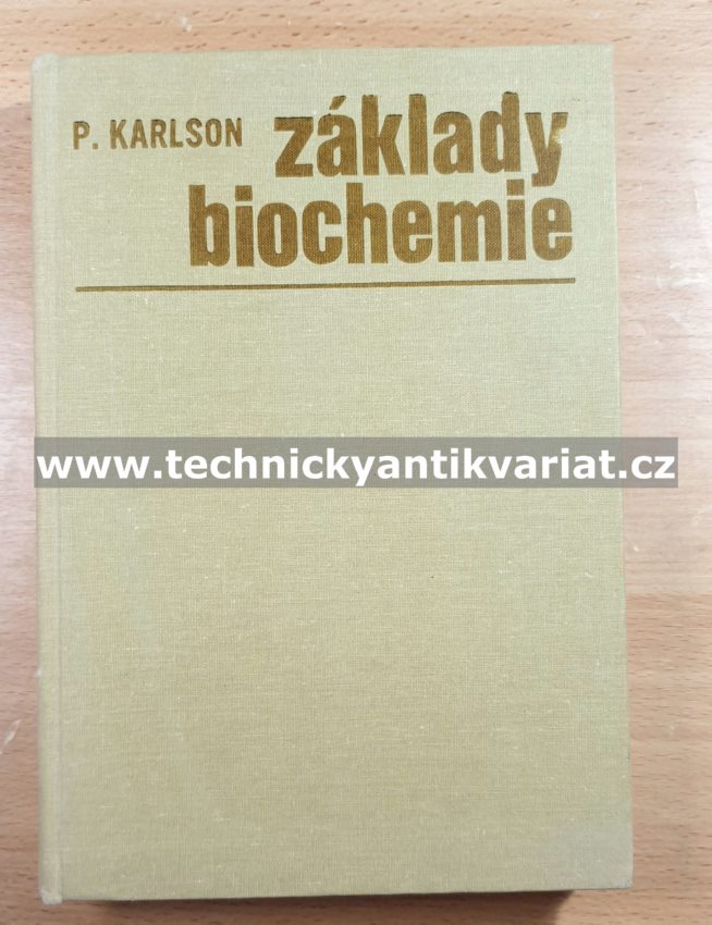Základy Biochemie - P.Karlson (1981)